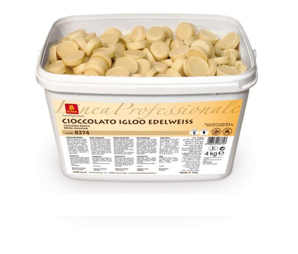White Chocolate Couverture Igloo Edelweiss